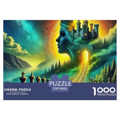 Schloss 1000 Teile Puzzle Für Erwachsene Clevere Rätsel Herausforderung Spielzeug 38x26cm/1000pcs Schloss 1000 Teile Puzzle Für Erwachsene Clevere Rätsel Herausforderung Spielzeug 38x26cm/1000pcs von VFQWPYAJN