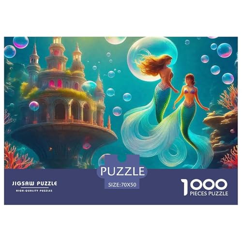 Schloss 1000 Teile Puzzle Für Erwachsene Clevere Rätsel Herausforderung Spielzeug 70x50cm/1000pcs von VFQWPYAJN