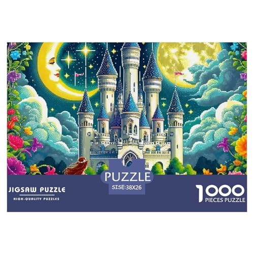 Schloss 1000 Teile Puzzle Für Erwachsene Und Kinder Clevere Rätsel Herausforderung Spielzeug 38x26cm/1000pcs von VFQWPYAJN