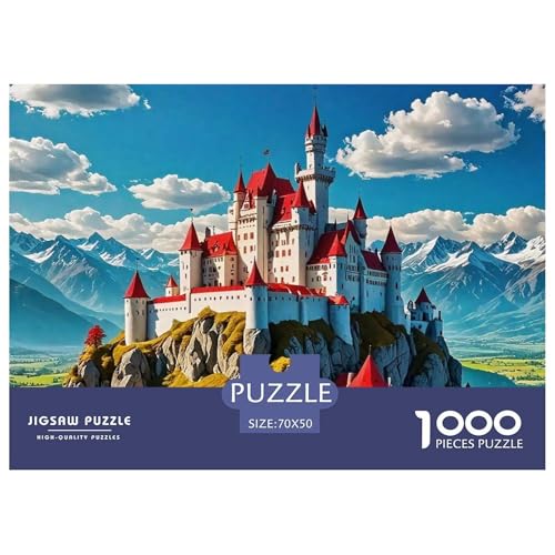 Schloss 1000 Teile Puzzle Für Erwachsene Und Kinder Mit Gemütliche Studie-Motiv Impossible Game 70x50cm/1000pcs von VFQWPYAJN
