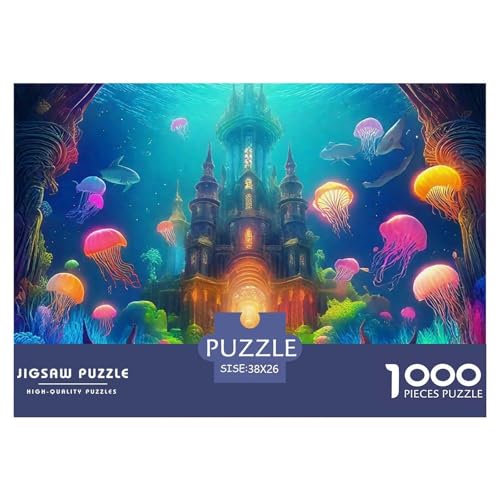 Schloss 1000 Teile Puzzle Für Erwachsene Und Kinder Puzzles-Geschenk Für Pädagogisches Spiel 38x26cm/1000pcs von VFQWPYAJN