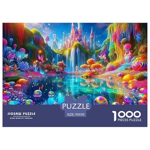 Schloss Puzzle 1000 Teile Für Erwachsene Kinder Clevere Rätsel Für Pädagogisches Spiel 70x50cm/1000pcs von VFQWPYAJN