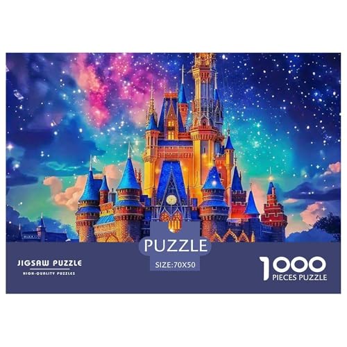 Schloss Puzzle 1000 Teile Für Erwachsene Mit Gemütliche Studie-Motiv Für Pädagogisches Spiel 70x50cm/1000pcs von VFQWPYAJN