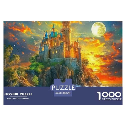 Schloss Puzzle 1000 Teile Für Erwachsene Mit Gemütliche Studie-Motiv Herausforderung Spielzeug 38x26cm/1000pcs Schloss Puzzle 1000 Teile Für Erwachsene Mit Gemütliche Studie-Motiv Herausforderung Spielzeug 38x26cm/1000pcs von VFQWPYAJN