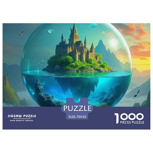 Schloss Puzzle 1000 Teile Für Erwachsene Und Kinder Ab 14 Jahren Clevere Rätsel Herausforderung Spielzeug 70x50cm/1000pcs von VFQWPYAJN