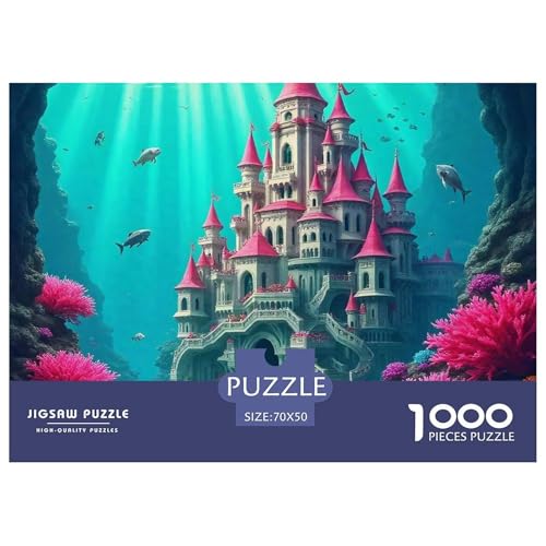 Schloss Puzzle 1000 Teile Für Erwachsene Und Kinder Ab 14 Jahren Puzzles-Geschenk Für Pädagogisches Spiel 70x50cm/1000pcs von VFQWPYAJN