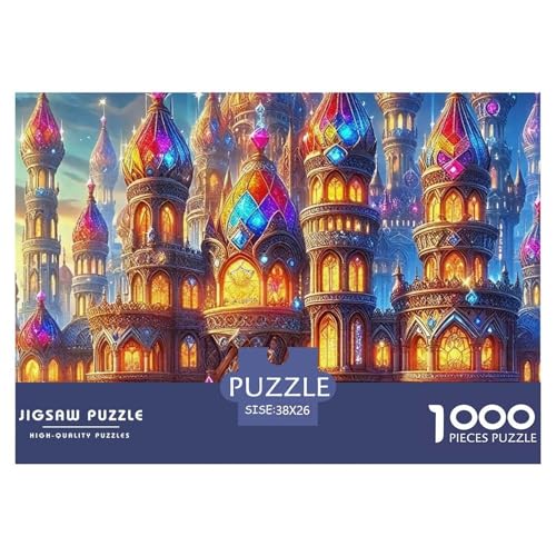 Schloss Puzzle 1000 Teile Für Erwachsene Und Kinder Ab 14 Jahren Puzzles-Geschenk Impossible Game 38x26cm/1000pcs von VFQWPYAJN