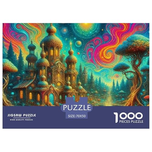 Schloss Puzzle 1000 Teile Für Erwachsene Und Kinder Clevere Rätsel Für Pädagogisches Spiel 70x50cm/1000pcs von VFQWPYAJN