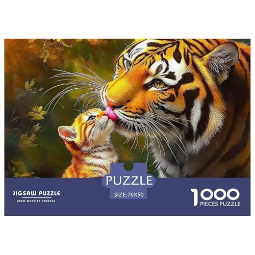 Tiger 1000 Teile Puzzle Für Erwachsene Clevere Rätsel Herausforderung Spielzeug 70x50cm/1000pcs Tiger 1000 Teile Puzzle Für Erwachsene Clevere Rätsel Herausforderung Spielzeug 70x50cm/1000pcs von VFQWPYAJN