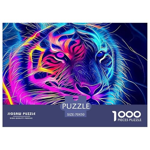 Tiger 1000 Teile Puzzle Für Erwachsene Clevere Rätsel Herausforderung Spielzeug 70x50cm/1000pcs Tiger 1000 Teile Puzzle Für Erwachsene Clevere Rätsel Herausforderung Spielzeug 70x50cm/1000pcs von VFQWPYAJN
