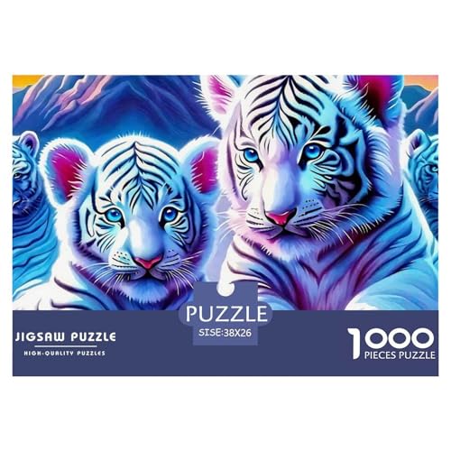 Tiger 1000 Teile Puzzle Für Erwachsene Mit Gemütliche Studie-Motiv Herausforderung Spielzeug 38x26cm/1000pcs Tiger 1000 Teile Puzzle Für Erwachsene Mit Gemütliche Studie-Motiv Herausforderung Spielzeug 38x26cm/1000pcs von VFQWPYAJN