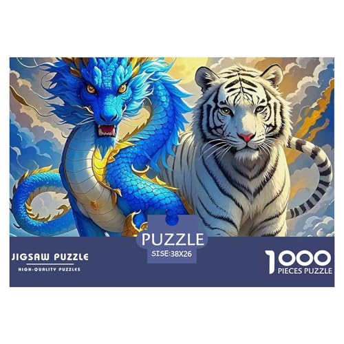 Tiger 1000 Teile Puzzle Für Erwachsene Und Kinder Puzzles-Geschenk Für Pädagogisches Spiel 38x26cm/1000pcs von VFQWPYAJN