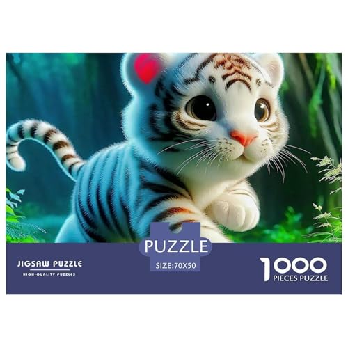 Tiger Puzzle 1000 Teile Für Erwachsene Clevere Rätsel Für Pädagogisches Spiel 70x50cm/1000pcs von VFQWPYAJN