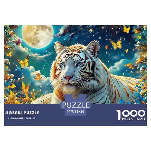 Tiger Puzzle 1000 Teile Für Erwachsene Clevere Rätsel Herausforderung Spielzeug 38x26cm/1000pcs Tiger Puzzle 1000 Teile Für Erwachsene Clevere Rätsel Herausforderung Spielzeug 38x26cm/1000pcs von VFQWPYAJN