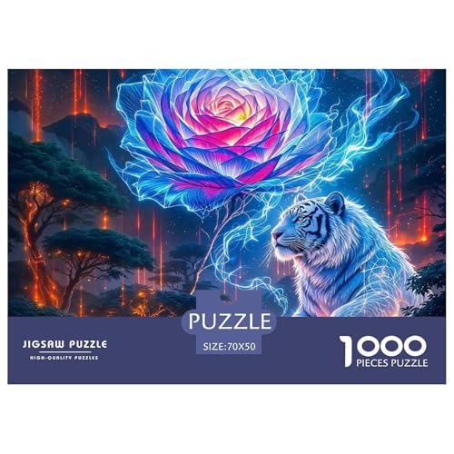 Tiger Puzzle 1000 Teile Für Erwachsene Clevere Rätsel Herausforderung Spielzeug 70x50cm/1000pcs Tiger Puzzle 1000 Teile Für Erwachsene Clevere Rätsel Herausforderung Spielzeug 70x50cm/1000pcs von VFQWPYAJN