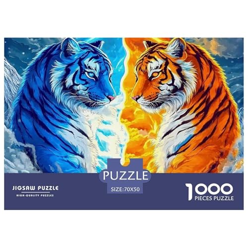 Tiger Puzzle 1000 Teile Für Erwachsene Clevere Rätsel Herausforderung Spielzeug 70x50cm/1000pcs Tiger Puzzle 1000 Teile Für Erwachsene Clevere Rätsel Herausforderung Spielzeug 70x50cm/1000pcs von VFQWPYAJN