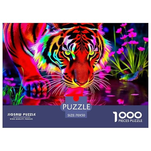 Tiger Puzzle 1000 Teile Für Erwachsene Clevere Rätsel Herausforderung Spielzeug 70x50cm/1000pcs Tiger Puzzle 1000 Teile Für Erwachsene Clevere Rätsel Herausforderung Spielzeug 70x50cm/1000pcs von VFQWPYAJN