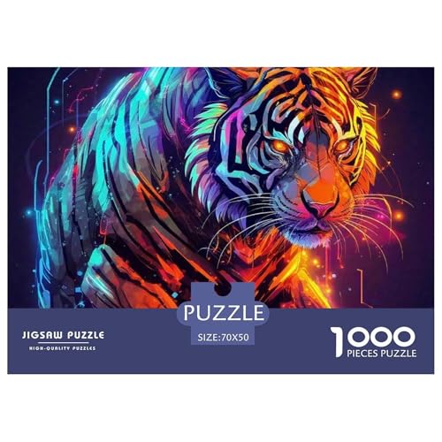 Tiger Puzzle 1000 Teile Für Erwachsene Clevere Rätsel Herausforderung Spielzeug 70x50cm/1000pcs Tiger Puzzle 1000 Teile Für Erwachsene Clevere Rätsel Herausforderung Spielzeug 70x50cm/1000pcs von VFQWPYAJN