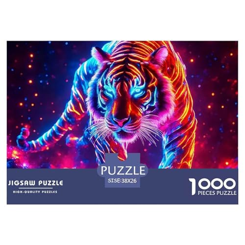 Tiger Puzzle 1000 Teile Für Erwachsene Kinder Clevere Rätsel Herausforderung Spielzeug 38x26cm/1000pcs Tiger Puzzle 1000 Teile Für Erwachsene Kinder Clevere Rätsel Herausforderung Spielzeug 38x26cm/1000pcs von VFQWPYAJN