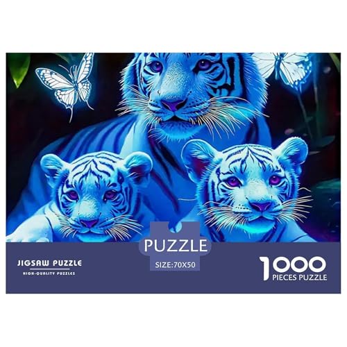 Tiger Puzzle 1000 Teile Für Erwachsene Kinder Clevere Rätsel Herausforderung Spielzeug 70x50cm/1000pcs Tiger Puzzle 1000 Teile Für Erwachsene Kinder Clevere Rätsel Herausforderung Spielzeug 70x50cm/1000pcs von VFQWPYAJN