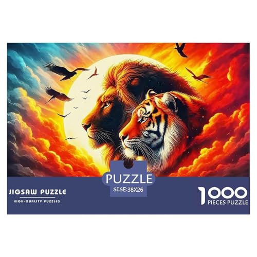 Tiger Puzzle 1000 Teile Für Erwachsene Kinder Puzzles-Geschenk Für Pädagogisches Spiel 38x26cm/1000pcs Tiger Puzzle 1000 Teile Für Erwachsene Kinder Puzzles-Geschenk Für Pädagogisches Spiel 38x26cm/1000pcs von VFQWPYAJN