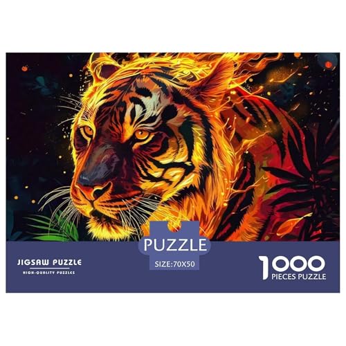 Tiger Puzzle 1000 Teile Für Erwachsene Puzzles-Geschenk Für Pädagogisches Spiel 70x50cm/1000pcs von VFQWPYAJN
