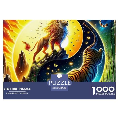 Tiger Puzzle 1000 Teile Für Erwachsene Puzzles-Geschenk Herausforderung Spielzeug 38x26cm/1000pcs Tiger Puzzle 1000 Teile Für Erwachsene Puzzles-Geschenk Herausforderung Spielzeug 38x26cm/1000pcs von VFQWPYAJN