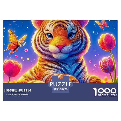 Tiger Puzzle 1000 Teile Für Erwachsene Und Kinder Ab 14 Jahren Clevere Rätsel Herausforderung Spielzeug 38x26cm/1000pcs Tiger Puzzle 1000 Teile Für Erwachsene Und Kinder Ab 14 Jahren Clevere Rätsel Herausforderung Spielzeug 38x26cm/1000pcs von VFQWPYAJN