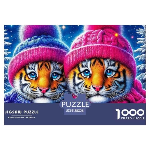 Tiger Puzzle 1000 Teile Für Erwachsene Und Kinder Ab 14 Jahren Clevere Rätsel Herausforderung Spielzeug 38x26cm/1000pcs Tiger Puzzle 1000 Teile Für Erwachsene Und Kinder Ab 14 Jahren Clevere Rätsel Herausforderung Spielzeug 38x26cm/1000pcs von VFQWPYAJN
