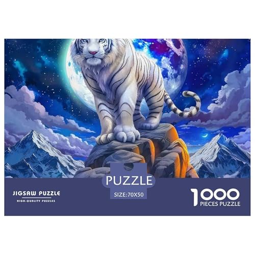 Tiger Puzzle 1000 Teile Für Erwachsene Und Kinder Ab 14 Jahren Mit Gemütliche Studie-Motiv Für Pädagogisches Spiel 70x50cm/1000pcs Tiger Puzzle 1000 Teile Für Erwachsene Und Kinder Ab 14 Jahren Mit Gemütliche Studie-Motiv Für Pädagogisches Spiel 70x50cm/1000pcs von VFQWPYAJN