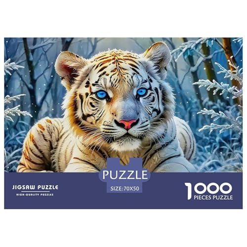 Tiger Puzzle 1000 Teile Für Erwachsene Und Kinder Ab 14 Jahren Mit Gemütliche Studie-Motiv Impossible Game 70x50cm/1000pcs Tiger Puzzle 1000 Teile Für Erwachsene Und Kinder Ab 14 Jahren Mit Gemütliche Studie-Motiv Impossible Game 70x50cm/1000pcs von VFQWPYAJN