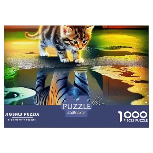 Tiger Puzzle 1000 Teile Für Erwachsene Und Kinder Ab 14 Jahren Puzzles-Geschenk Für Pädagogisches Spiel 38x26cm/1000pcs Tiger Puzzle 1000 Teile Für Erwachsene Und Kinder Ab 14 Jahren Puzzles-Geschenk Für Pädagogisches Spiel 38x26cm/1000pcs von VFQWPYAJN