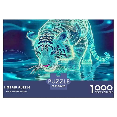 Tiger Puzzle 1000 Teile Für Erwachsene Und Kinder Ab 14 Jahren Puzzles-Geschenk Herausforderung Spielzeug 38x26cm/1000pcs Tiger Puzzle 1000 Teile Für Erwachsene Und Kinder Ab 14 Jahren Puzzles-Geschenk Herausforderung Spielzeug 38x26cm/1000pcs von VFQWPYAJN