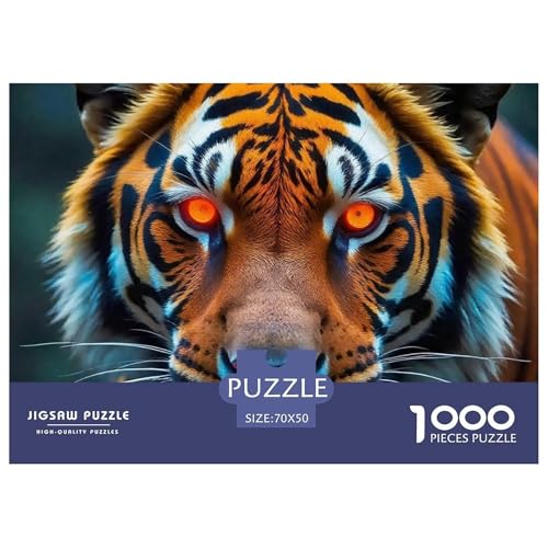 Tiger Puzzle 1000 Teile Für Erwachsene Und Kinder Ab 14 Jahren Puzzles-Geschenk Herausforderung Spielzeug 70x50cm/1000pcs Tiger Puzzle 1000 Teile Für Erwachsene Und Kinder Ab 14 Jahren Puzzles-Geschenk Herausforderung Spielzeug 70x50cm/1000pcs von VFQWPYAJN