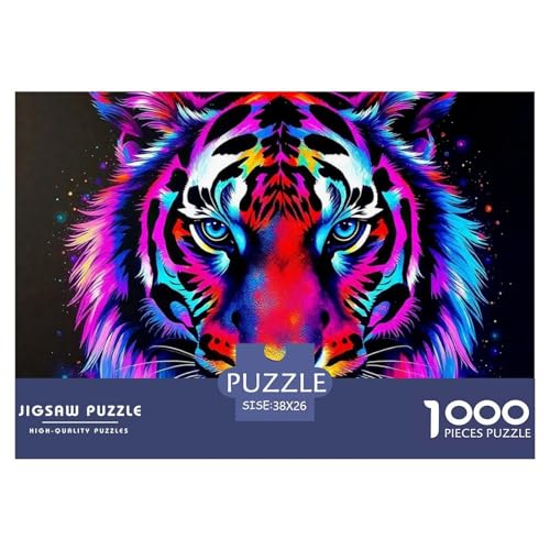 Tiger Puzzle 1000 Teile Für Erwachsene Und Kinder Ab 14 Jahren Puzzles-Geschenk Impossible Game 38x26cm/1000pcs Tiger Puzzle 1000 Teile Für Erwachsene Und Kinder Ab 14 Jahren Puzzles-Geschenk Impossible Game 38x26cm/1000pcs von VFQWPYAJN