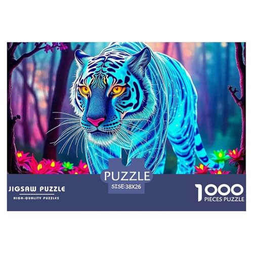 Tiger Puzzle 1000 Teile Für Erwachsene Und Kinder Puzzles-Geschenk Für Pädagogisches Spiel 38x26cm/1000pcs von VFQWPYAJN