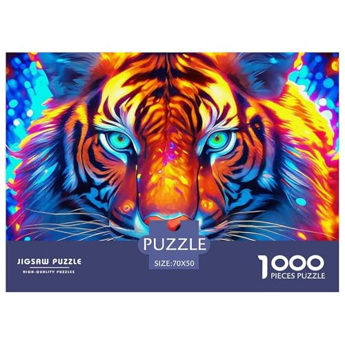 Tiger Puzzle 1000 Teile Für Erwachsene Und Kinder Puzzles-Geschenk Herausforderung Spielzeug 70x50cm/1000pcs Tiger Puzzle 1000 Teile Für Erwachsene Und Kinder Puzzles-Geschenk Herausforderung Spielzeug 70x50cm/1000pcs von VFQWPYAJN