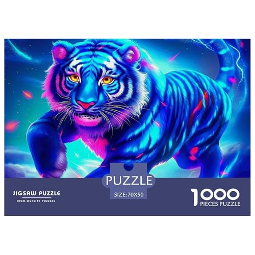 Tiger Puzzle 1000 Teile Für Erwachsene Und Kinder Puzzles-Geschenk Impossible Game 70x50cm/1000pcs von VFQWPYAJN