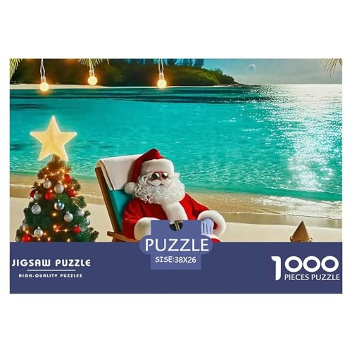 Weihnachtsmann 1000 Teile Puzzle für Erwachsene Lernspiele Schöne Dekoration 38x26cm/1000pcs Weihnachtsmann 1000 Teile Puzzle für Erwachsene Lernspiele Schöne Dekoration 38x26cm/1000pcs von VFQWPYAJN