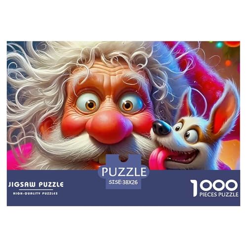 Weihnachtsmann 1000 Teile Puzzle für Erwachsene Lernspiele Schöne Dekoration 38x26cm/1000pcs Weihnachtsmann 1000 Teile Puzzle für Erwachsene Lernspiele Schöne Dekoration 38x26cm/1000pcs von VFQWPYAJN