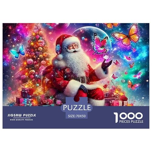 Weihnachtsmann-Puzzle, 1000 Teile, für Erwachsene und Kinder, Denkspiele, Heimdekoration, 70 x 50 cm, 1000 Teile Weihnachtsmann-Puzzle, 1000 Teile, für Erwachsene und Kinder, Denkspiele, Heimdekoration, 70 x 50 cm, 1000 Teile von VFQWPYAJN