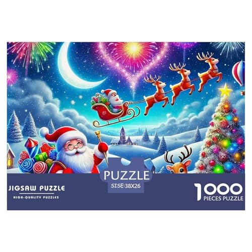 Weihnachtsmann Puzzle 1000 Teile Für Erwachsene Und Kinder Ab 14 Jahren Clevere Rätsel Für Pädagogisches Spiel 38x26cm/1000pcs Weihnachtsmann Puzzle 1000 Teile Für Erwachsene Und Kinder Ab 14 Jahren Clevere Rätsel Für Pädagogisches Spiel 38x26cm/1000pcs von VFQWPYAJN