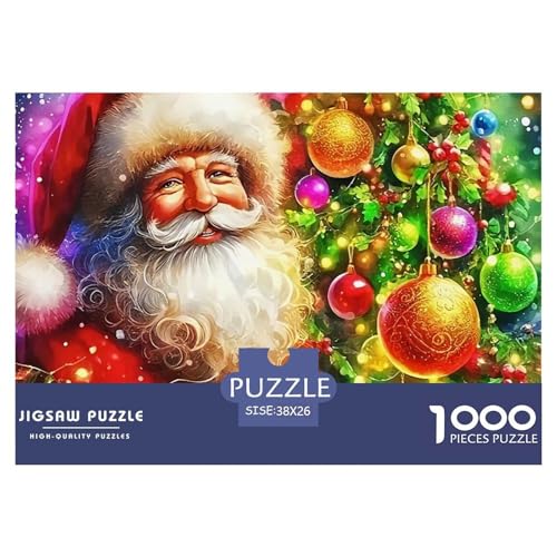 Weihnachtsmann Puzzle 1000 Teile Für Erwachsene Und Kinder Ab 14 Jahren Clevere Rätsel Herausforderung Spielzeug 38x26cm/1000pcs Weihnachtsmann Puzzle 1000 Teile Für Erwachsene Und Kinder Ab 14 Jahren Clevere Rätsel Herausforderung Spielzeug 38x26cm/1000pcs von VFQWPYAJN