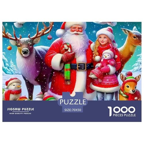 Weihnachtsmann Puzzle 1000 Teile für Erwachsene Lernspiele Schöne Dekoration 70x50cm/1000pcs Weihnachtsmann Puzzle 1000 Teile für Erwachsene Lernspiele Schöne Dekoration 70x50cm/1000pcs von VFQWPYAJN