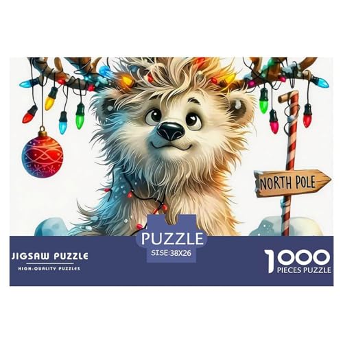 Weihnachtsmann-Puzzle für Erwachsene, 1000 Teile, Denkspiele, Heimdekoration, 38 x 26 cm, 1000 Teile Weihnachtsmann-Puzzle für Erwachsene, 1000 Teile, Denkspiele, Heimdekoration, 38 x 26 cm, 1000 Teile von VFQWPYAJN