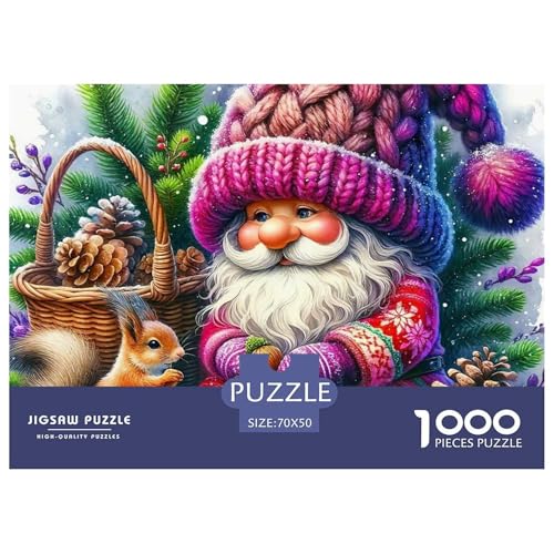 Weihnachtsmann-Puzzle für Erwachsene, 1000 Teile, herausfordernde Spiele, schöne Dekoration, 70 x 50 cm, 1000 Teile Weihnachtsmann-Puzzle für Erwachsene, 1000 Teile, herausfordernde Spiele, schöne Dekoration, 70 x 50 cm, 1000 Teile von VFQWPYAJN