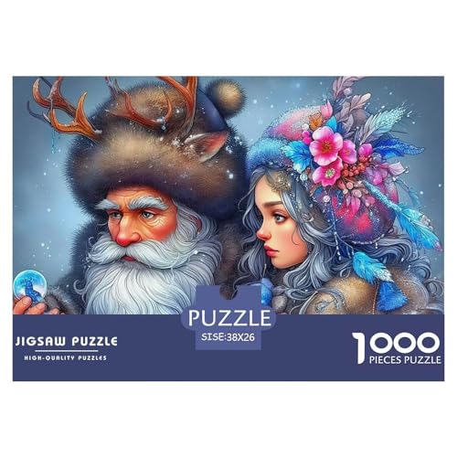 Weihnachtsmann-Puzzle für Erwachsene, 1000 Teile, lustige Lernspiele, Heimdekoration, 38 x 26 cm, 1000 Teile Weihnachtsmann-Puzzle für Erwachsene, 1000 Teile, lustige Lernspiele, Heimdekoration, 38 x 26 cm, 1000 Teile von VFQWPYAJN