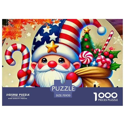 Weihnachtsmann-Puzzle für Erwachsene, 1000 Teile, lustige Lernspiele, Heimdekoration, 70 x 50 cm, 1000 Teile Weihnachtsmann-Puzzle für Erwachsene, 1000 Teile, lustige Lernspiele, Heimdekoration, 70 x 50 cm, 1000 Teile von VFQWPYAJN
