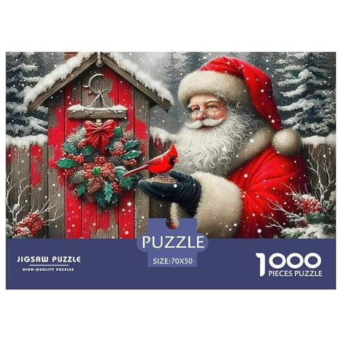 Weihnachtsmann-Puzzle für Erwachsene, 1000 Teile, lustige Lernspiele, Heimdekoration, 70 x 50 cm, 1000 Teile Weihnachtsmann-Puzzle für Erwachsene, 1000 Teile, lustige Lernspiele, Heimdekoration, 70 x 50 cm, 1000 Teile von VFQWPYAJN