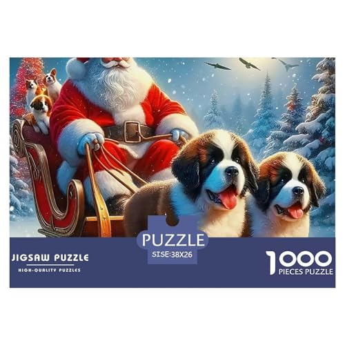 Weihnachtsmann-Puzzle für Erwachsene, 1000 Teile, lustige Lernspiele, schöne Dekoration, 38 x 26 cm, 1000 Teile Weihnachtsmann-Puzzle für Erwachsene, 1000 Teile, lustige Lernspiele, schöne Dekoration, 38 x 26 cm, 1000 Teile von VFQWPYAJN